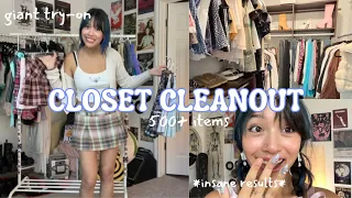 MASSIVE CLOSET CLEANOUT!! Try on of everything (part 2)