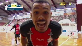 Melhores Momentos - JEC/Krona (Joinville) 4 X 4 ACBF (Carlos Barbosa) - Liga Nacional Futsal 2021