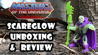 Masters of the Universe Mega Construx Scareglow action figure Unboxing and Review
