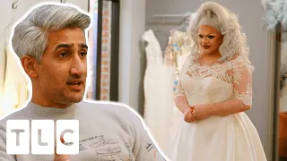 Drag Queen Doesn’t Think She’s “Ever Felt More Beautiful” | Say Yes To The Dress Tan France