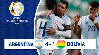Bolivia 1-4 Argentina |  Highlights | Copa America 2021 | 29th June, 2021