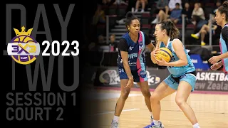 RE-LIVE | FIBA 3x3 NEW ZEALAND’S PREMIER TOURNAMENT 2023 | Day 2 - Session 1 | Court 2