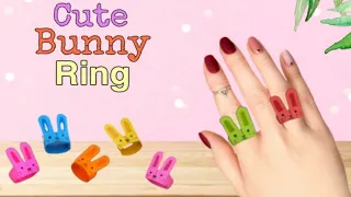 Origami Ring || Paper Rabbit Ring || Diy || Paper Craft || Paper Bunny Ring || Easy Origami Ring