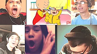(YTP) Caillou Hates Small Children REACTION MASHUP