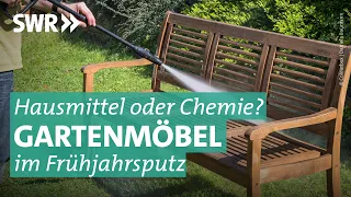 Gartenmöbel - wie helfen Hausmittel gegen alten Dreck? | Marktcheck SWR