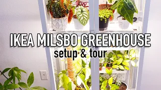 My IKEA Milsbo Greenhouse Setup + Tour | How To Install the Pegboard