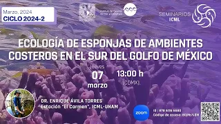 Seminario ICML: Ecología de esponjas en ambientes costeros