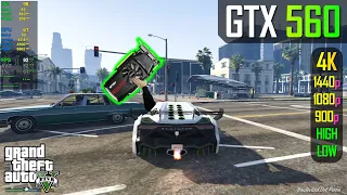 The GTX 560 from 2011 in GTA 5!