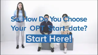 Ask the Alums: Choosing Your OPT Start Date