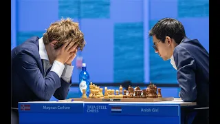 Magnus Carlsen vs Anish Giri | Tata Steel Masters 2021