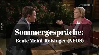 Sommergespräche: Beate Meinl-Reisinger (NEOS) | 12. 8. 2019