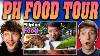 Americans React to Traditional Filipino Food Tour!
