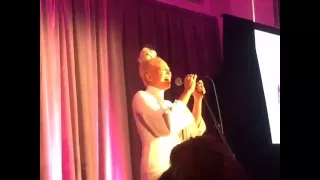 Sia - Chandelier Live at the GEMS Love Revolution Gala in NYC Oct 15