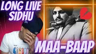 LONG LIVE SIDHU!! MAA-BAAP - Karan Aujla | Tribute To Sidhu Moose Wala | REACTION