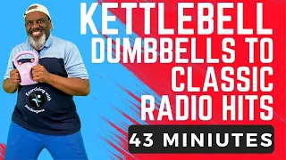 🔥 Get Strong to the Beat! 🔥 | Full-Body Kettlebell & Dumbbell Workout to Classic Radio Hits