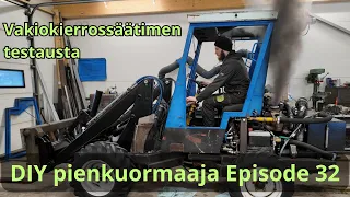 DIY pienkuormaaja Episode 32 sähköinen vakiokierroksensäädin