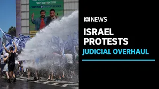 Mass protests in Israel over government's judicial overhaul plan | ABC News