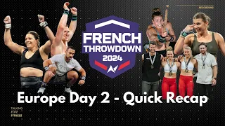 Everything You Missed In 4 Minutes - Day 2 Of The CrossFit Games Europe Semifinal