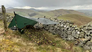 Scottish Border Wall Tarp and Bivy