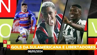 Gols da Noite de Quarta 08/05. Libertadores e Sulamericana 2024