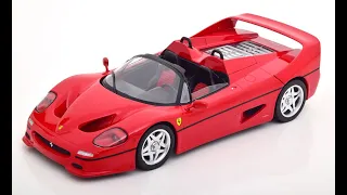 Modelissimo: KK-Scale Ferrari F50 red 1995 open 1/18
