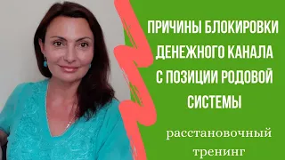 Причины блокировки Денежного Канала с позиции родовой системы.