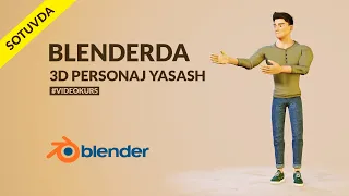 BLENDERDA 3D PERSONAJ YASASH #videokurs haqida ma'lumot, narxlar...