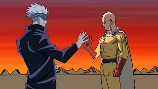 Saitama (One Punch Man) VS Satoru Gojo ( Jujutsu Kaisen ) - Fan Animation