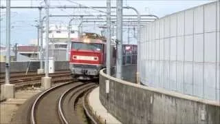 貨物列車 EF510 19号機［富］牽引 4076ﾚ 日本海縦貫線（北陸本線）高速通過　福井駅