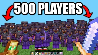 Making the BIGGEST ARMY in Minecraft...