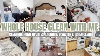 ALL DAY WHOLE HOUSE CLEAN WITH ME | NEW CLEANING MOTIVATION 2022