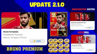 [UPDATE 2.1.0]: BẢN UPDATE SÔI ĐỘNG VỚI FAN MU, CÁC PACK PREMIUM CỰC KHỦNG ĐƯỢC RA MẮT||pEs-football