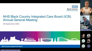 NHS Black Country Integrated Care Board Annual General Meeting 2023