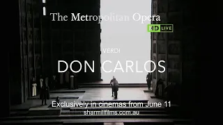 Met Opera: Don Carlos - Official Trailer (AU)