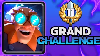 11 Wins Grand Challenge with The Best Electro Giant Deck- Clash Royale