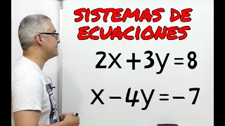 Sistemas de dos ecuaciones con dos incógnitas. Todosobresaliente.com