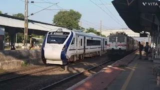 (5 in 1) High Speed Morning trains at Sevvapet Road | Chennai Arakkonam section