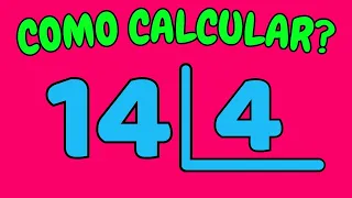 COMO CALCULAR 14 DIVIDIDO POR 4?| Dividir 14 por 4