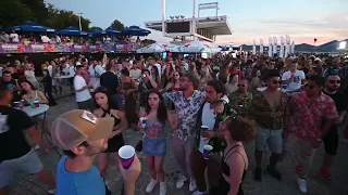 Prva večer Zadar Sunset Festivala na rivi.