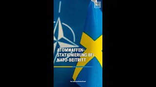 Atomwaffen-Stationierung bei NATO-Beitritt #shorts