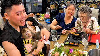 Happy meal of Monkey Kaka's family with fans from Australia