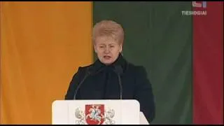 LR Prezidentės Dalios Grybauskaitės kalba | 2010 02 16 | Tiesioginė transliacija