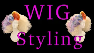 【WIG STYLING】🌈HAPPY PRIDE MONTH!! 🌈Rainbow big hair styling tutorial