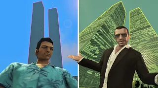 World Trade Center in GTA Games - Comparison