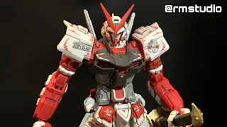 RG 1/144 GUNDAM ASTRAY RED FRAME Speed Paint build Review