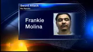 Man arrested after samurai sword attack