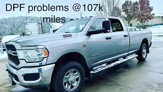 2022 Ram 3500. DPF problems at 107k miles.