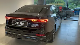 Review Proton S70 Flagship X Quartz Black Siap Dengan Bodykit