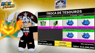 O QUE AS PESSOAS OFERECEM PELA DRAGON REWORK NO BLOX FRUITS