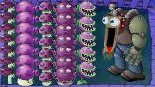 All Shroom Vs All Zombies Vs Giga Gargantuar Vs Dr Zomboss Plants Vs Zombies Battlez